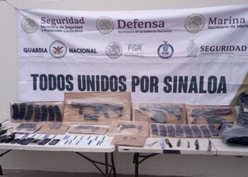¡Encuentran de todo! Aseguran armas, municiones y celulares en el Penal de Culiacán