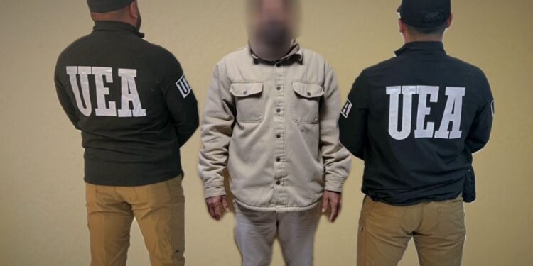 La UEA ejecuta orden de aprehensión contra Joel “N”, prófugo de la justicia durante más de 26 años