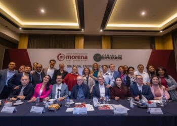 Diputados federales de Morena reiteran su respaldo al gobernador Rocha