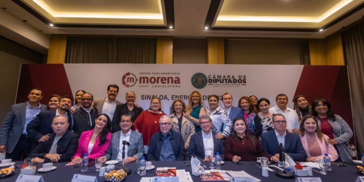 Diputados federales de Morena reiteran su respaldo al gobernador Rocha