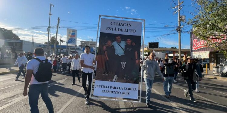 ¡Con los niños no! Culichis marchan para exigir justicia por el crimen de los niños Gael y Alexander