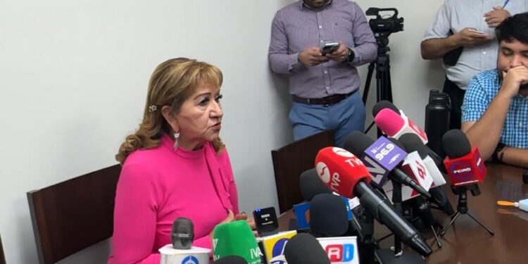 Tere Guerra a favor de establecer diálogo con los manifestantes, que acudirán el jueves al Congreso para pedir paz