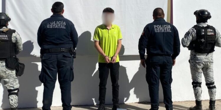 Grupo Interinstitucional detiene a un joven en posesión de un arma de fuego