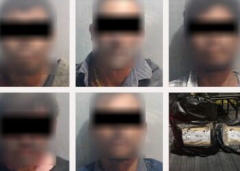 En 2 hechos distintos, Policías de la SSPyTM detienen a 5 personas por presunto robo