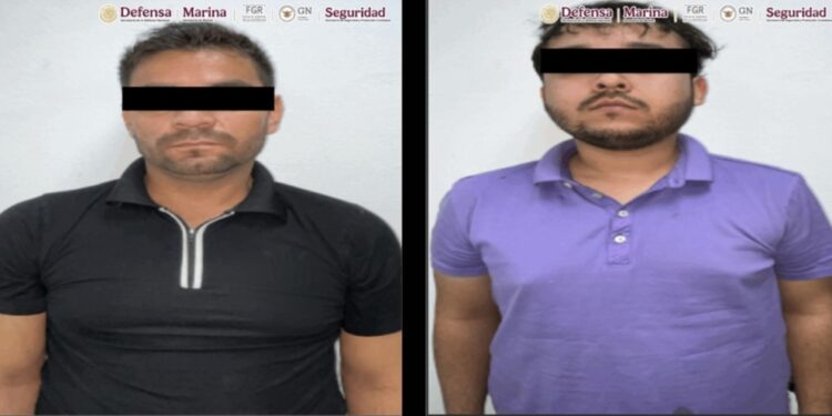 Detienen a 2 presuntos delincuentes operadores de “La Perris” y les aseguran armas, drogas y vehículos