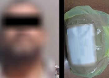 Por el presunto delito de robo a local comercial, un hombre es detenido por Policías de la SSPyTM