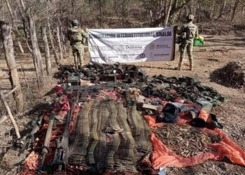 Vehículos, explosivos improvisados, laboratorio clandestino, droga, armamento y un civil son asegurados por Fuerzas de Seguridad Federal y Estatal: SSP Sinaloa