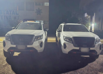 Grupo Interinstitucional recupera dos camionetas poco después de haber sido robadas
