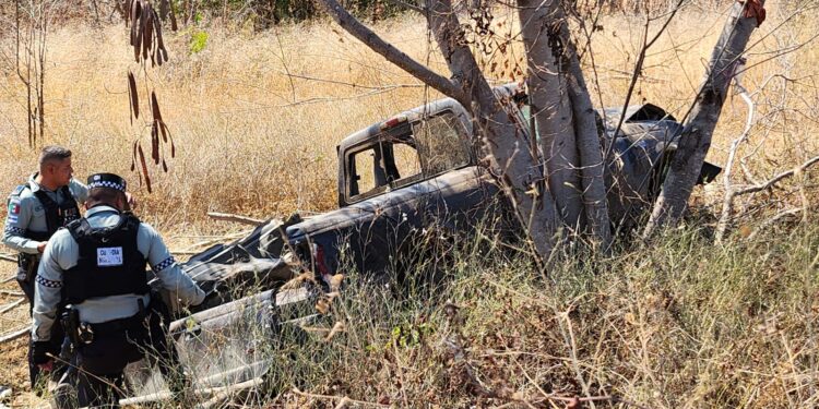 Fallece joven de Mocorito en accidente tipo salida de carretera