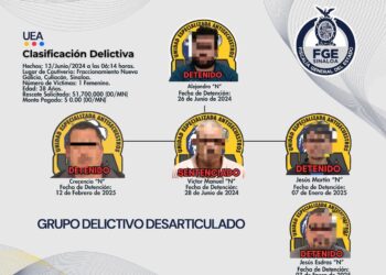 FGE de Sinaloa desarticula banda de secuestradores en Culiacán