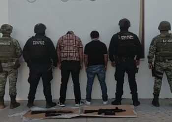 Grupo Interinstitucional detiene a dos hombres con armas y municiones