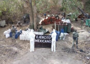 Guardia Nacional aseguró 12 laboratorios clandestinos en Culiacán, Cosalá y Mocorito