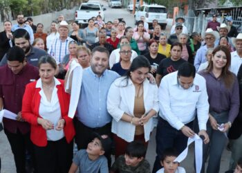 Alcalde de Badiraguato entrega obra pública en la comunidad de Potrerillos; anuncia próximo programa social municipal