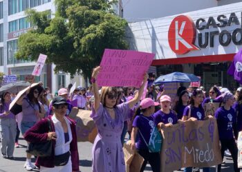 ¡Mujer escucha, esta es tu lucha! Marchan en Culiacán por el Día internacional de la Mujer