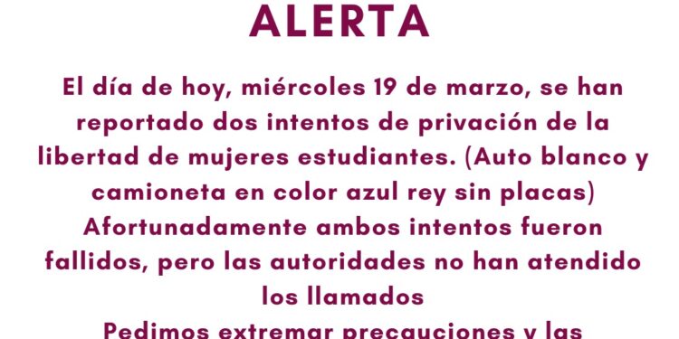 Intentan “levantar” a dos jovencitas este miércoles en Culiacán, reporta colectivo No te Metas con Nuestras Hijas