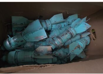 En Escuinapa, el Grupo Interinstitucional aseguró un fusil Barrett, artefactos explosivos y municiones