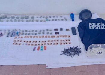 Grupo Interinstitucional asegura droga, municiones, equipo táctico y puntas de acero en Guamúchil