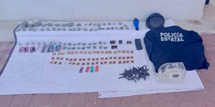 Grupo Interinstitucional asegura droga, municiones, equipo táctico y puntas de acero en Guamúchil