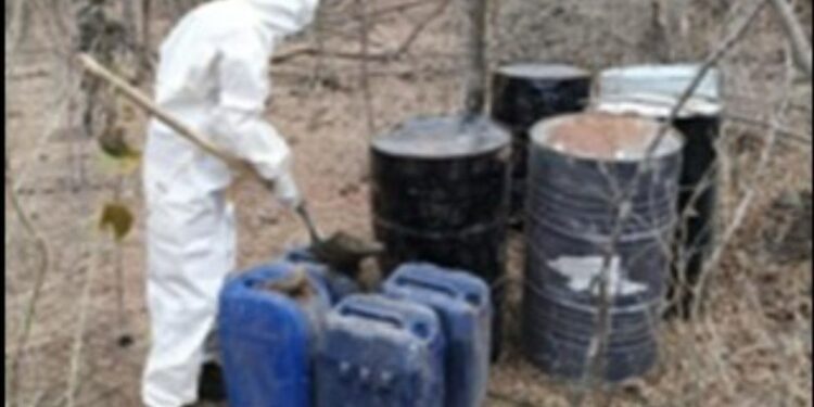 En Culiacán, Elota y Cosalá, el Grupo Interinstitucional asegura 10 laboratorios clandestinos