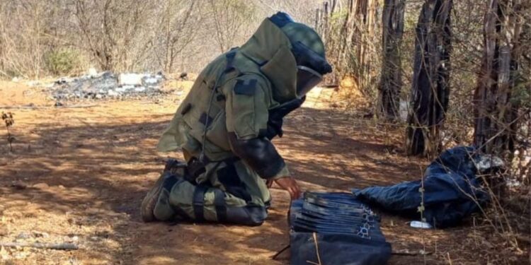 Grupo Interinstitucional asegura artefactos explosivos en Culiacán