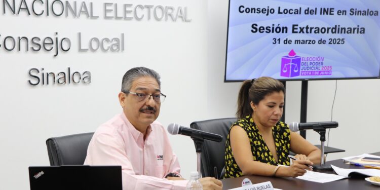 INE Sinaloa presenta avance de actividades del Proceso Electoral Extraordinario del PJF