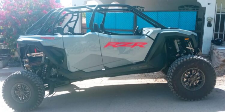 Tras el reporte oportuno al 911, recuperan vehículo Razer en Culiacán