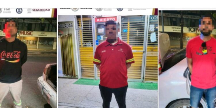 Detiene a 3 civiles en un vehículo con presunta droga en Culiacán