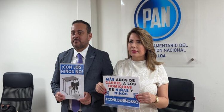 PAN propone castigar hasta con 65 años de cárcel a quienes arrebaten la vida a niños en Sinaloa