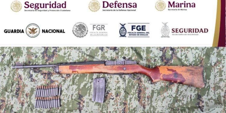 En Choix, aseguran armas, municiones y droga