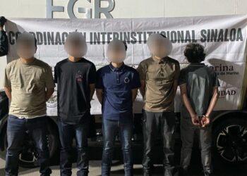 Nueve hombres detenidos y el aseguramiento de 11 armas de fuego, cargadores y municiones, son resultados de los operativos de este martes en Sinaloa: SSPE Sinaloa
