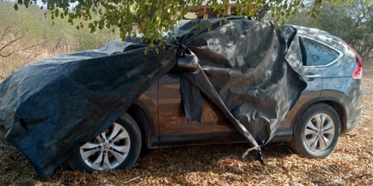 En Culiacán, Grupo Interinstitucional asegura dos vehículos y una ametralladora calibre .50