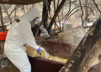 Aseguran SEDENA laboratorio clandestino en Cosalá