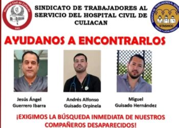 Se presentó denuncia por la desaparición de tres trabajadores del Hospital Civil: Jesús Madueña
