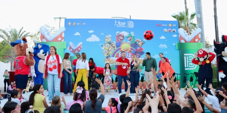 Sonrisas, sorpresas y mucha diversión durante el festejo a niñas y niños en Badiraguato