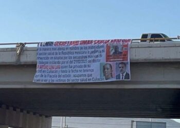 En Sinaloa no existe secuestro masivo de médicos: Feliciano Castro ante hallazgo de lona