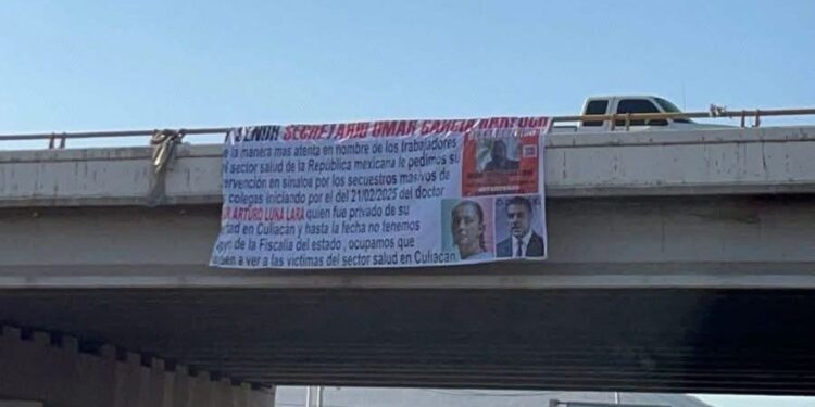 En Sinaloa no existe secuestro masivo de médicos: Feliciano Castro ante hallazgo de lona