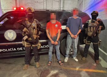 Esteban Guadalupe “N” y Óscar Armando “N” son detenidos por la UNESA en Culiacán