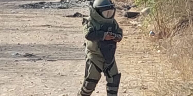 Militares destruyen 22 artefactos explosivos asegurados en Mazatlán