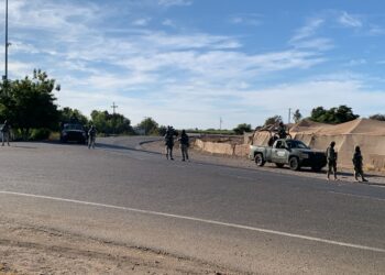 En Helicóptero fueron trasladados los militares heridos a la Novena Zona y luego al Hospital del ISSSTE