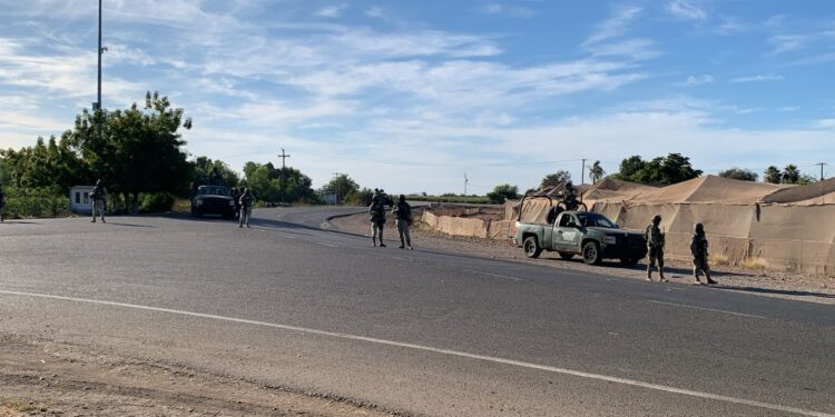 En Helicóptero fueron trasladados los militares heridos a la Novena Zona y luego al Hospital del ISSSTE