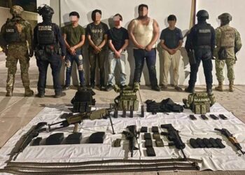 Tras agresión en “La Palma”, Grupo Interinstitucional detiene a 5 civiles, asegura armamento, equipo táctico y 1 vehículo blindado