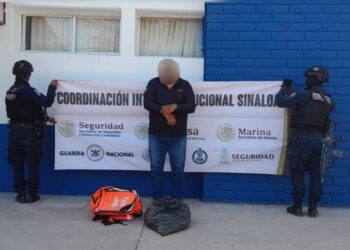 Detienen a supuesto repartidor con más de 3 kg de presunta marihuana en Culiacán 