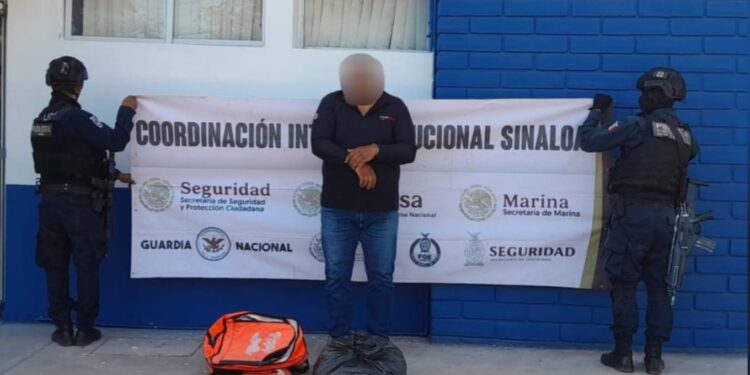 Detienen a supuesto repartidor con más de 3 kg de presunta marihuana en Culiacán 