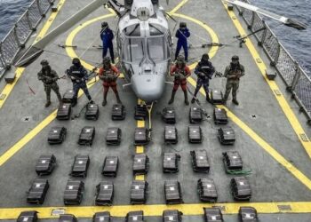 Semar aseguró más de una tonelada de cocaína frente a las costas de Guerrero