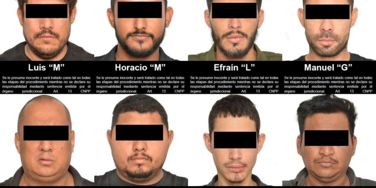 Vinculan a 8 presuntos delincuentes detenidos con un arsenal y 7 vehículos en Angostura 