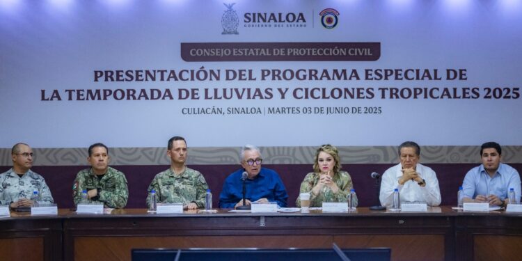 Instala gobernador Rocha Consejo Estatal de Protección Civil y se declara, a partir de hoy, en sesión permanente