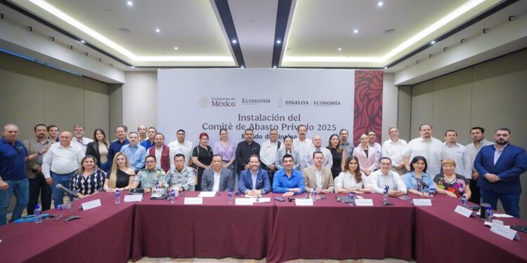 Instalan en Sinaloa el Comité de Abasto Privado en Situaciones de Emergencia 2025