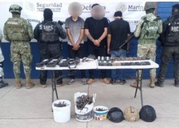 Tres civiles, armas, granadas y vehículos blindados, lo asegurado por Grupo Interinstitucional en Navolato