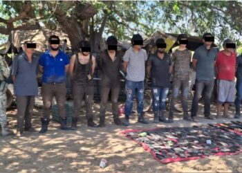 Detienen a 12 personas en Elota