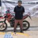 Detienen a motociclista con arma y droga en Culiacán